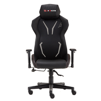 Chaise de jeu PC Extreme Racing Design moderne Vente en gros Chaise d'ordinateur ergonomique en maille noire en cuir synthétique