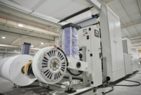 Haute vitesse 1100 1400 papier Jumbo rouleaux automatique A4 copie papier comptage et machine d'emballage