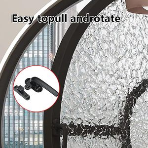 Finestre Rotanti in Vetro con Telaio in Alluminio a 360 Gradi °   <span class=keywords><strong>Finestra</strong></span> Girevole di Ricambio per Oblò, Finestre Ventilate Rotanti per Interni - Product Image 3