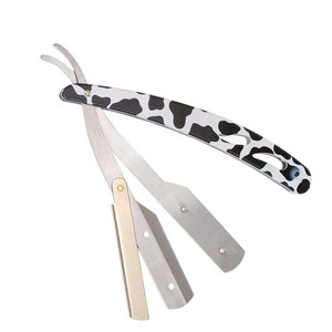 Navaja de Barbero OEM para Cortar el Cabello, Cuchilla de Precisión de Acero Inoxidable, Afeitadora Plegable Ligera, Herramienta Profesional para Salón de Belleza, Fabricante - Product Image 2