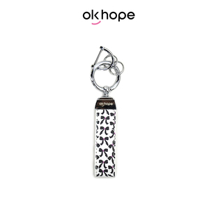 OKHOPE Longe universelle détachable <span class=keywords><strong>anti</strong></span>-chute pour téléphone portable avec bracelet en PU imprimé pour iPhone Samsung Sangles de téléphone portable - Product Image 2