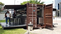 Contenant Mobile de luxe pour Restaurant, livraison de Bar, café, nouveau, pré-fini, moderne