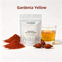 ActivaHerbs Natuurlijk Voedingsmiddelkwaliteit Gardenia Fruitextract Crocin 50% Wateroplosbaar Gardenia Geel