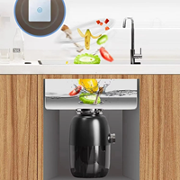 ODM OEM Personnalisé 9,2 kg Compresseur de déchets alimentaires électrique intelligent en acier inoxydable à traitement continu, faible niveau sonore 60 dB, pour la gestion des déchets