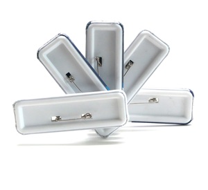Hình chữ nhật 68*24mm tên thẻ nút Huy hiệu làm + 68*24mm Giấy cắt + 200pcs 68*24mm Pin huy hiệu thành phần - Product Image 6