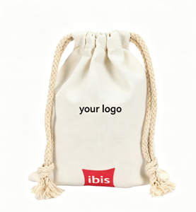 High Quality Customized <b>Gift</b> <b>Bags</b> Muslin Cotton Drawstring for <b>Christmas</b> Wedding Candy Packaging Logo for Grocery - Product Image 1