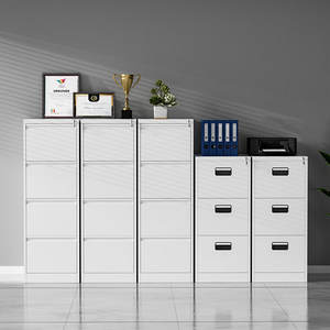 Archivador <span class=keywords><strong>de</strong></span> Acero <span class=keywords><strong>de</strong></span> 4 Cajones, Muebles <span class=keywords><strong>de</strong></span> Oficina, Archivador Vertical para Soluciones <span class=keywords><strong>de</strong></span> Almacenamiento <span class=keywords><strong>de</strong></span> Documentos - Product Image 3