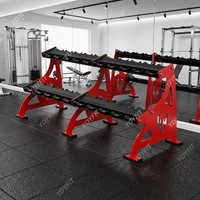 Support de rangement pour haltères en acier inoxydable pour l'entraînement de force et la musculation des triceps et des biceps