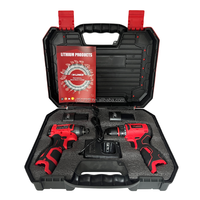 KUNDI Marque Lithium Batterie Brushless 10mm Trois Fonctions Perceuse et Tournevis Ensembles d'outils