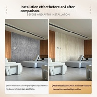 Carreaux muraux extérieurs souples en céramique souple, imitation travertin romain, ultra-minces, isolants thermiquement, motif étoile et lune, pour centres commerciaux et espaces extérieurs