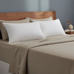 Oreiller de qualité hôtelière 4 étoiles 5 étoiles, insert d'oreiller personnalisé, 100% coton, alternative au duvet, insert d'oreiller doux, oreiller d'hôtel - Product Image 1