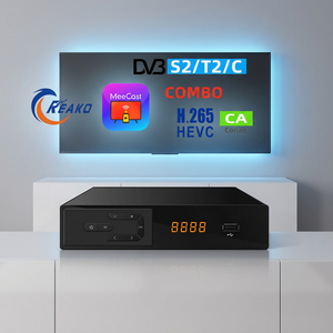 Récepteur satellite numérique DVB-S2/T2/C Combo avec décodeur TV numérique 1080P MeeCast DLNA IP TV avec fente pour carte CA prenant en charge Conax et Irdeto - Product Image 1