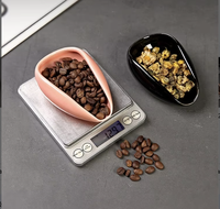 Balance à café, Plateau à thé en céramique, Outil de mesure en porcelaine, Cuillère de service, Cuillère de dégustation, Plateau à grains, Cuillère à café, Tasse doseuse