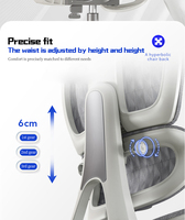 Accoudoir 3D moderne de luxe série haut de gamme réglable dossier haut pleine maille tournante chaise de bureau ergonomique exécutive Base en acier