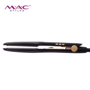 مكواة فرد الشعر MAC بالبيع المباشر بالجملة بشعار مخصص من التيتانيوم وأيونات سالبة ولوح عريض احترافي لتصفيف الشعر - Product Image 3
