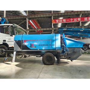 Equipo de Construcción JIUHE, Bomba de Concreto Móvil con Motor Eléctrico de 40m3/h para Bloques de Hormigón Celular - Product Image 2