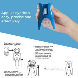 Soporte Auxiliar de Plástico para Gotas Oculares, Herramienta de Higiene y Seguridad para Adultos y Niños, para Botellas de Agua para Ojos Secos - Product Image 2
