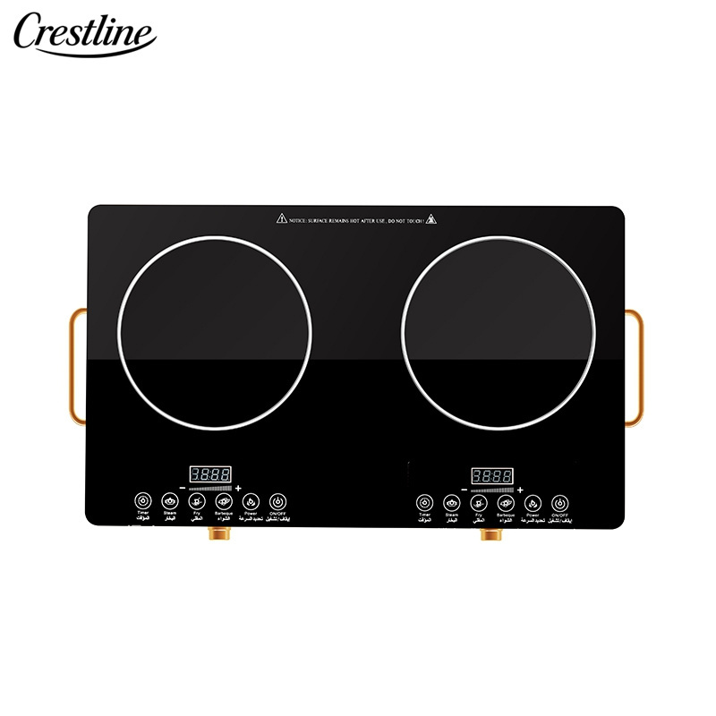 Kitchen Induction Cooktops Two Burners Infrared Ceramic Electric Stove