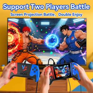 Console de <span class=keywords><strong>jeu</strong></span> portable rétro Q21, 500 jeux en 1, grand écran de 3,5 pouces, appareil de <span class=keywords><strong>jeu</strong></span> classique nostalgique pour <span class=keywords><strong>deux</strong></span> joueurs, pour enfants - Product Image 5