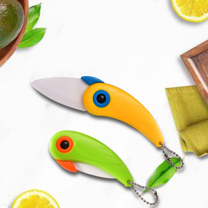 Wholesale Fruit Cutlery Cutter Carton Blade Box Pare Peel Slice Fold Knife Bird Parcel <b>Peeler</b> Mini Lunch Ceramic Cut Pocket - Product Image 6