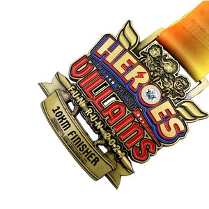 Fabricant Médaille personnalisée Médaille d'or 1ère <span class=keywords><strong>place</strong></span> Médaille personnalisée <span class=keywords><strong>en</strong></span> alliage de zinc 3d Sport Running 3d 5k Marathon Medal - Product Image 4
