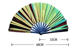 Abanico Plegable de Bambú Premium de 10 Pulgadas al por Mayor, Estilo Kung Fu Tai Chi para el Año Nuevo Chino, Regalo Empresarial y Souvenir Premium - Product Image 5
