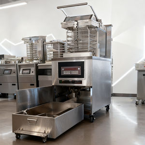 <span class=keywords><strong>Broaster</strong></span> automático comercial de gran capacidad de alta calidad, freidora eléctrica/a presión de Gas para hamburguesería, alto rendimiento - Product Image 2