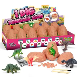 Хит продаж, пластиковая потайная коробка с яйцами динозавра в случайном порядке, имитация археологических раскопок, модель динозавра, игрушки, подарок