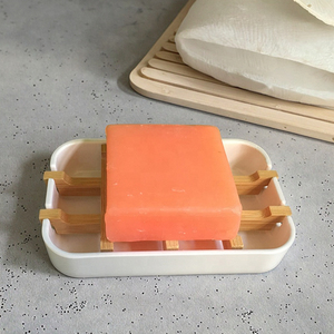 <span class=keywords><strong>Porte</strong></span>-<span class=keywords><strong>savon</strong></span> suspendu en bambou naturel, accessoire de salle de bain moderne et nouveau style - Product Image 2