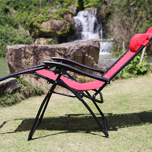 Chaise longue pliante portable, durable, imperméable, pour le camping en plein air, chaise longue zéro gravité, chaise de <span class=keywords><strong>plage</strong></span>, piscine, cour - Product Image 3