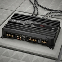Amplificateur de voiture 4 canaux PISTOL N1004 1000W Classe AB 70W x 4 RMS 4 Ohms, SNR élevé, pleine gamme, pontable, ampli audio auto