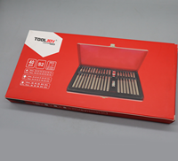 Juego de Puntas de Impacto Hexagonales, Torx y Estriadas, con Adaptador de 1/2 y 3/8 Pulgadas, para Reparación de Automóviles, con Estuche