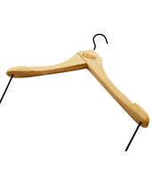 Vente en gros d'usine, cintres en bois durables pour sous-vêtements, maillots de bain, maillots de bain une pièce, pour salle de bain, salon
