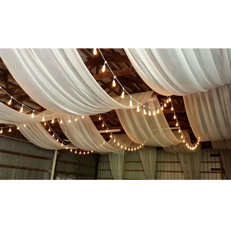 Wedding Hall Hotel Ceiling Decoration Evrnt Ceiling Drapes Wedding For Sale