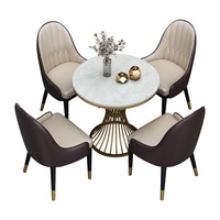 HUALIN Ensemble table et chaises de style moderne pour hôtel, café, bar, restaurant, table à manger commerciale personnalisée