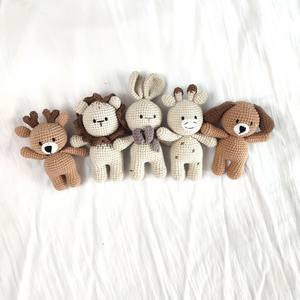 ขายส่งถักแกะโครเชต์สัตว์ของเล่นแฮนด์เมดถักสัตว์โครเชต์ยัดไส้ของเล่นสําหรับเด็กชายและเด็กหญิง - Product Image 2