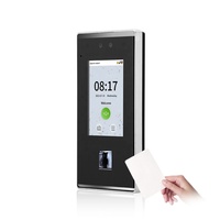 Système biométrique de présence de temps d'empreinte digitale optique/visage en verre étanche IP65 WIFI TCP/IP/Port USB FacePro4/ID/WIFI