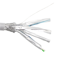 Cable de red de par trenzado blindado al mejor precio de alta velocidad Cable de red Lan Cat7 SSTP con 305m 4 pares 8 núcleos