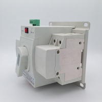 Contrôleur de commutateur à double circuit monophasé intelligent ATS 2P, commutateur de transfert automatique à double alimentation, personnalisable, CB 5kA