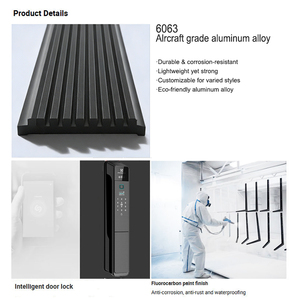 Cerradura Inteligente Ecológica, Duradera e Impermeable de Aluminio para Puerta Batiente - Puerta Principal de Seguridad para Jardín de Villa, la Más Vendida para Obras de Construcción - Product Image 4