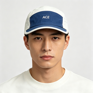 5 Panel Camping Cap Custom ACE Heat-Transfer Printed Canvas Quick Dry Lightweight Outdoor Sports Travel Casual <b>Hat</b> for Adults - Product Image 1