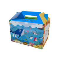 Cajas de Regalo para Dulces y Galletas con Asa, Ideales para Fiestas, Cajas de Embalaje para Alimentos