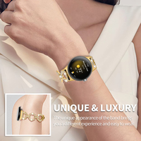 Bracelet de remplacement en métal de luxe HUANLONG pour Google Pixel Watch, bracelet en acier inoxydable pour femmes