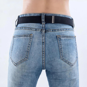 Lười biếng vành đai khóa-miễn phí người lớn và trẻ em vô hình vành đai đàn hồi cho quần jean không phồng rắc rối một kích thước phù hợp với mỏng vành đai đàn hồi - Product Image 3