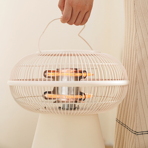 Calentador Eléctrico Oscilante <span class=keywords><strong>Silencioso</strong></span> de 1000W, Popular, con Temporizador, Calentamiento Rápido, Tres Niveles, Anti-Vuelco, para Invierno - Product Image 1