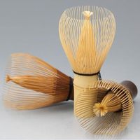 Haut de gamme de luxe écologique asiatique Zhen bambou thé Matcha brosse faisant des outils artisanat violet blanc bambou Zhejiang café thé ensembles