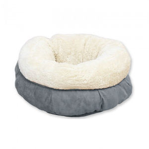 <span class=keywords><strong>Cama</strong></span> grande de lujo para mascotas, superventas en <span class=keywords><strong>Amazon</strong></span>, lavable, para gatos, rosquilla, color gris, marrón suave - Product Image 2