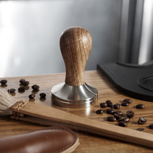 Oferta Especial: Tamper de Café con Mango de Madera, 51mm, 53mm, 58mm, de Acero Inoxidable para Espresso - Product Image 4