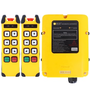 New Arrival đài phát thanh 2 máy phát và 1 Receiver Crane Palăng <span class=keywords><strong>RF</strong></span> không dây công nghiệp điều khiển từ xa - Product Image 1