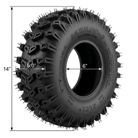 Ban 14x5.00-6, Ban Tubeless 14x5x6, Pneumatik 4Ply, Ban Mesin Pemotong Rumput Snow Hog Garden Ridding, Ban Mesin Pembersih Salju, Traktor Pertanian, Mesin Penggali Parit
